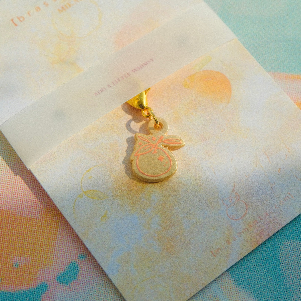 Painted Brass Charms