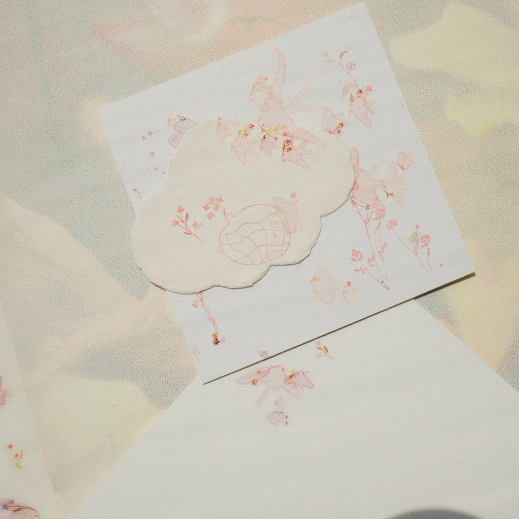 Pink Birds Sticker Sheet - 2 Sheets