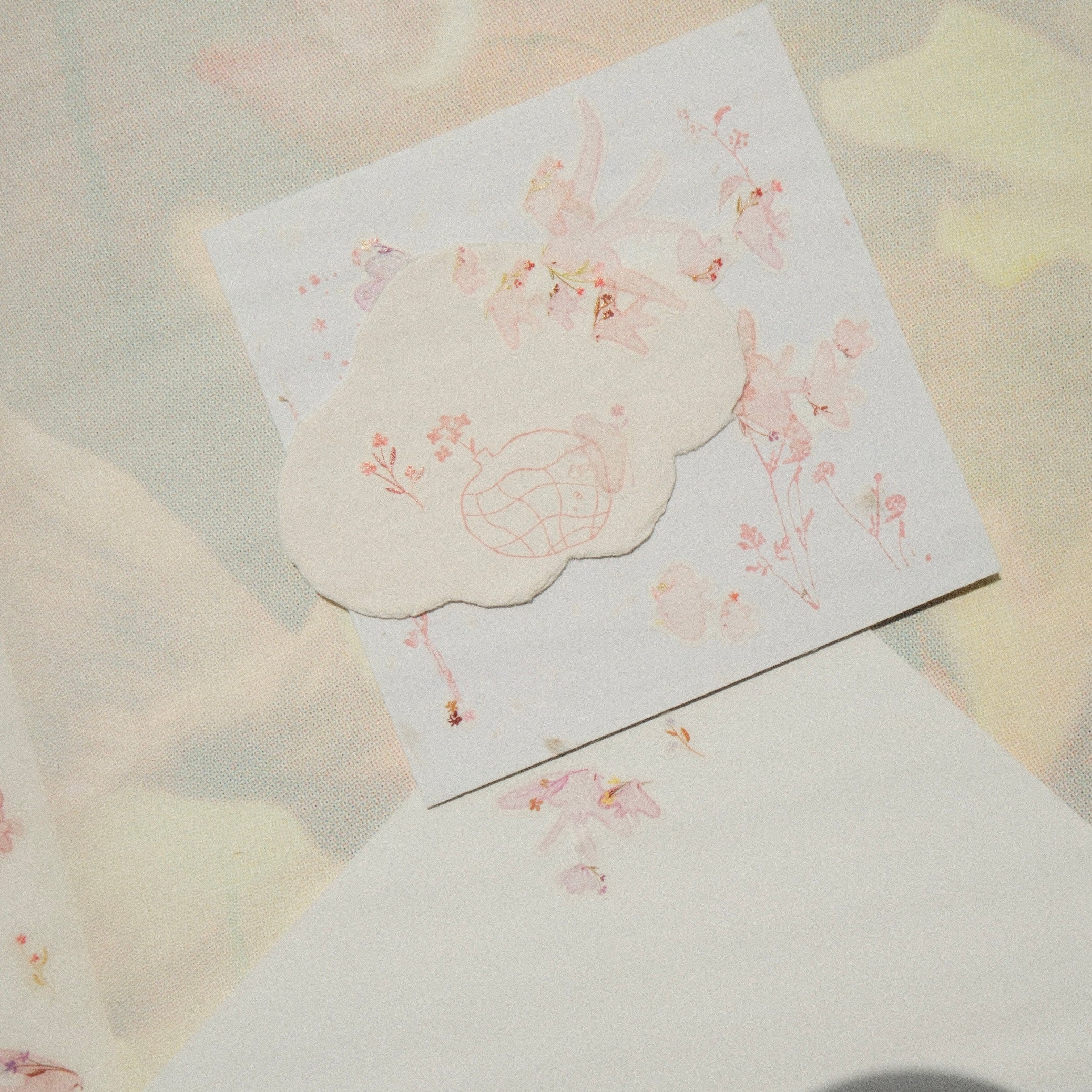 Pink Birds Sticker Sheet - 2 Sheets