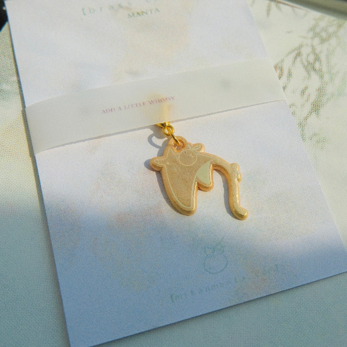 Painted Brass Charms