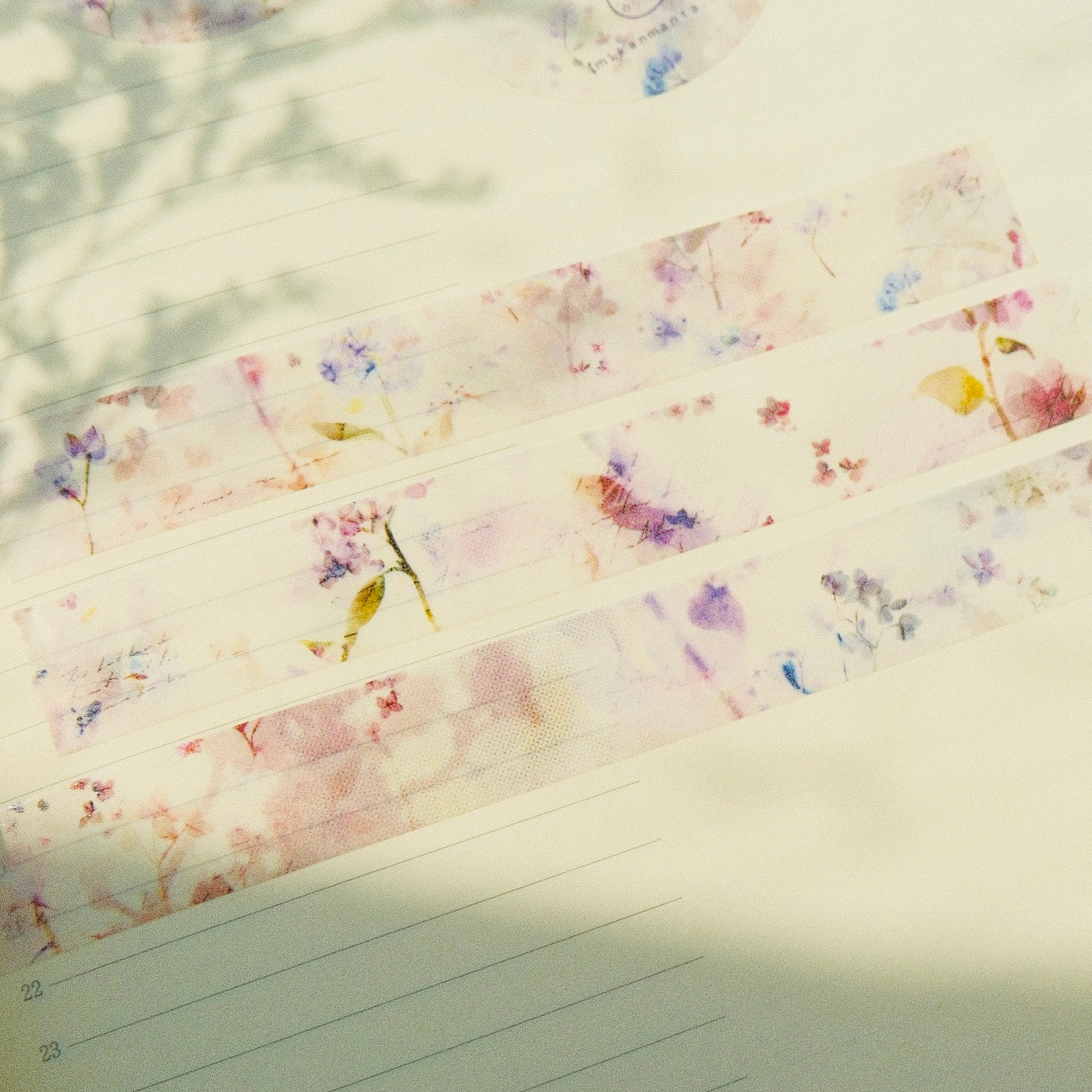 Washi Tape - Hydrangea Script