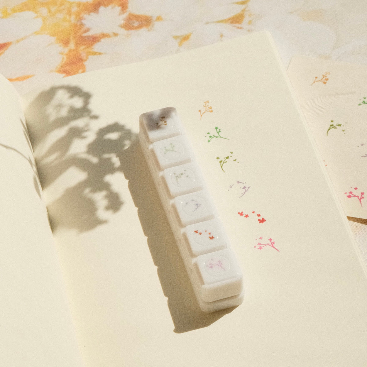 6 in 1 stamp - flowers