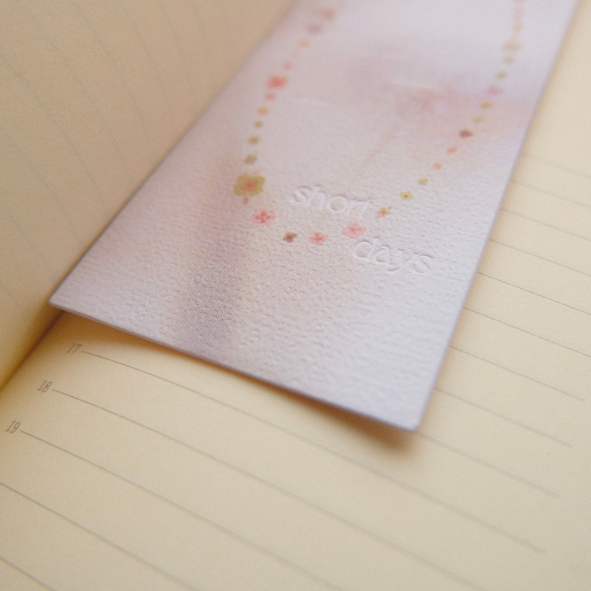 Letterpress Bookmark