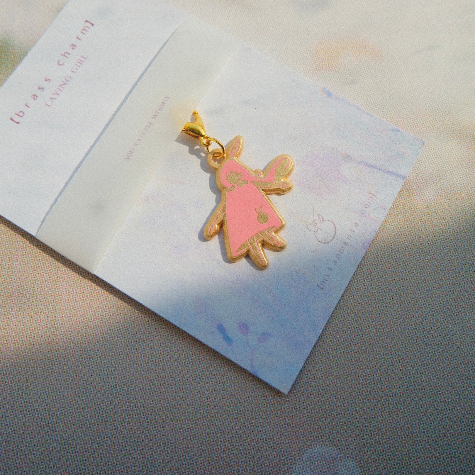 Painted Brass Charms