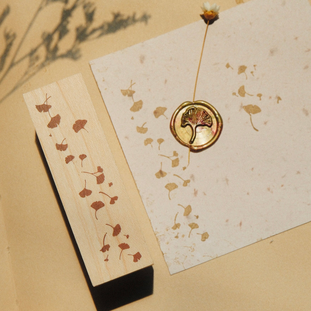 Wooden Stamp - Ginkgo