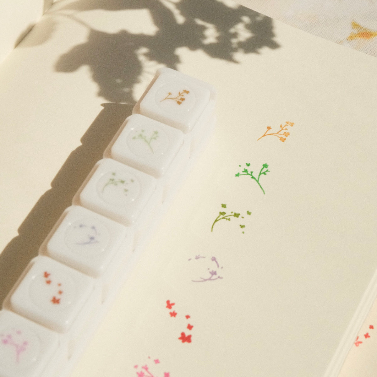 6 in 1 stamp - flowers