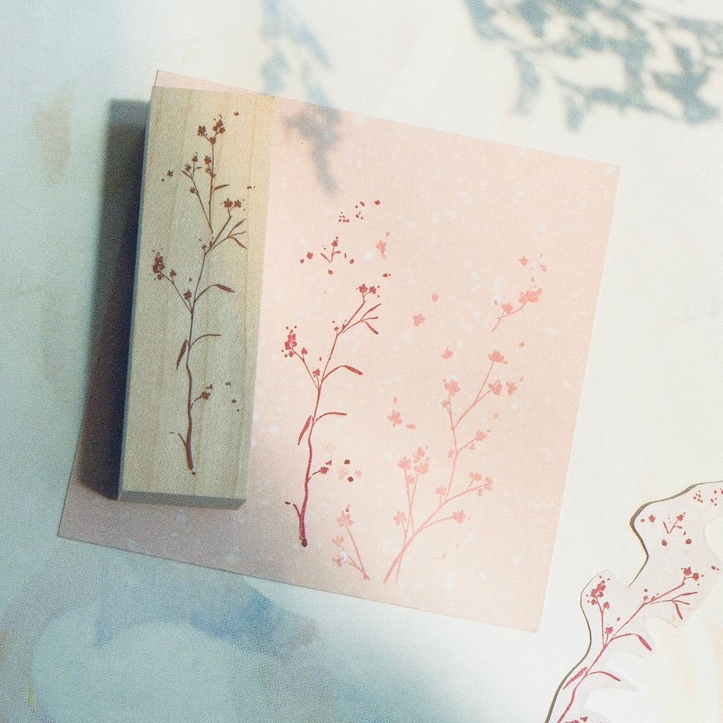 Wooden Stamp - Flourish