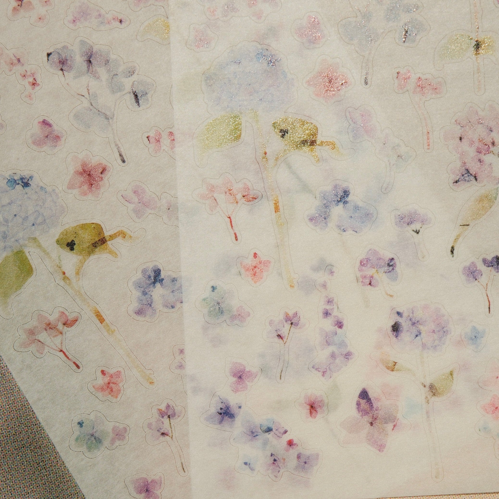 Sticker Sheet - Hydrangea - 2 Sheets