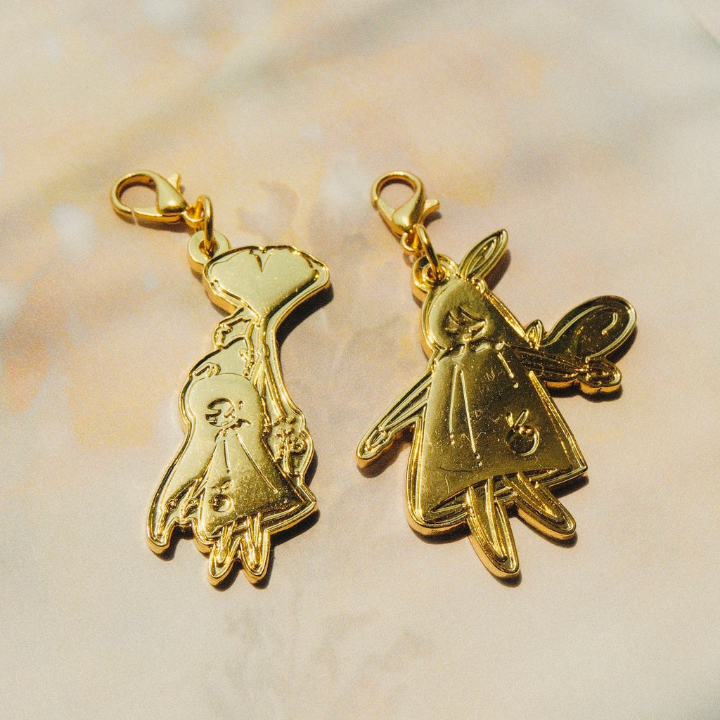 Brass Charm - Floating
