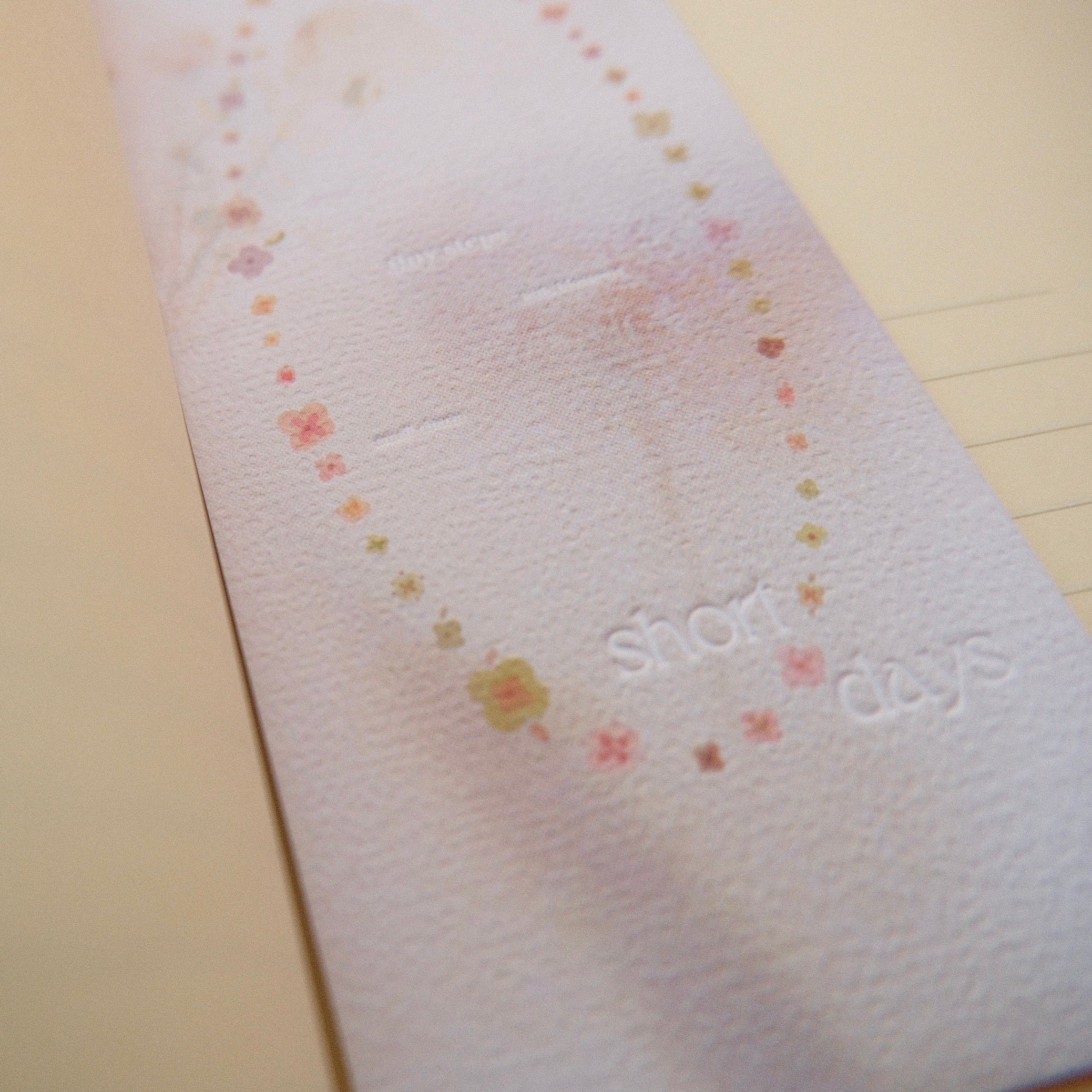 Letterpress Bookmark