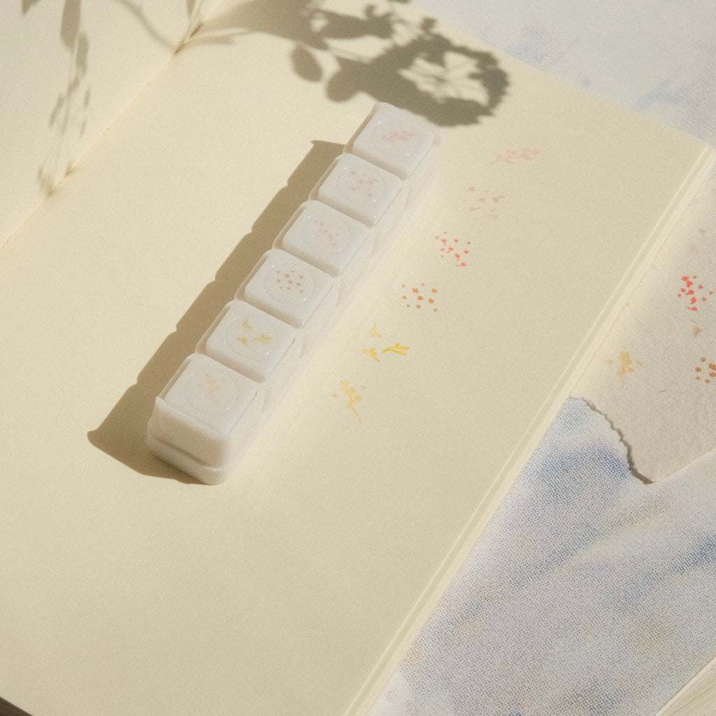 6 in 1 stamp - flowers