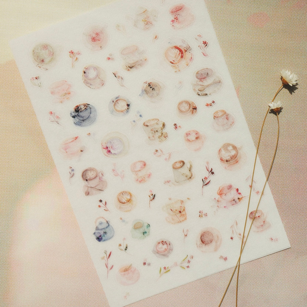 Cup of Joy Sticker Sheet - 2 sheets