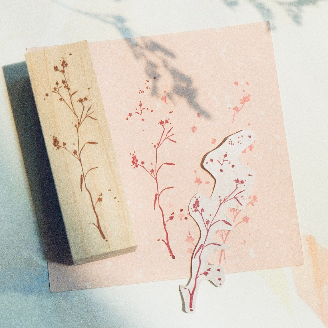 Wooden Stamp - Flourish