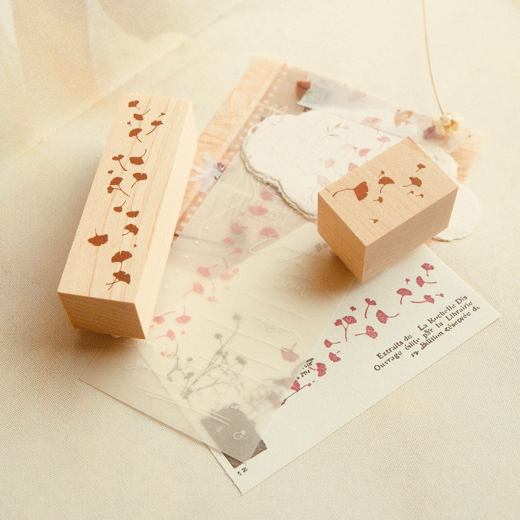 Wooden Stamp - Ginkgo