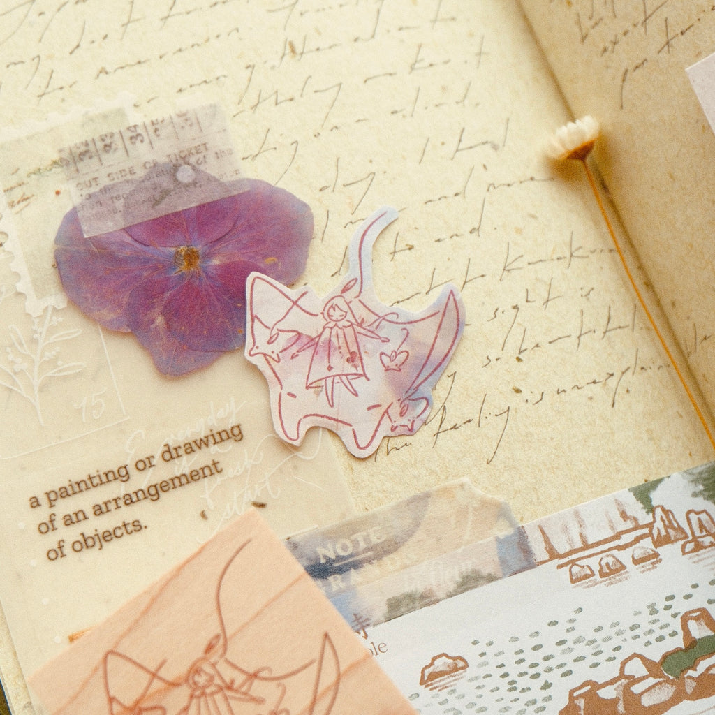 Wooden Stamp - Laying