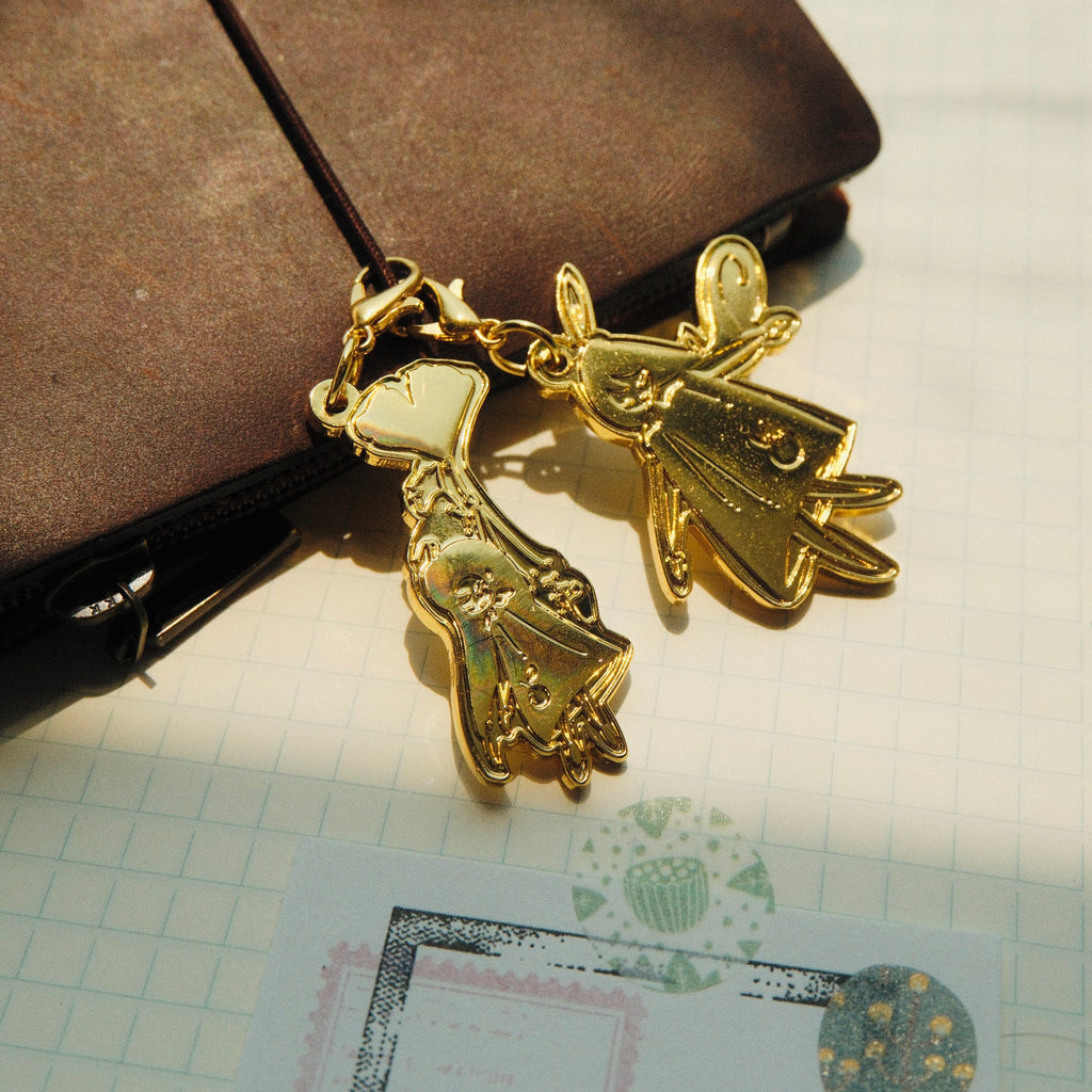 Brass Charm - Floating