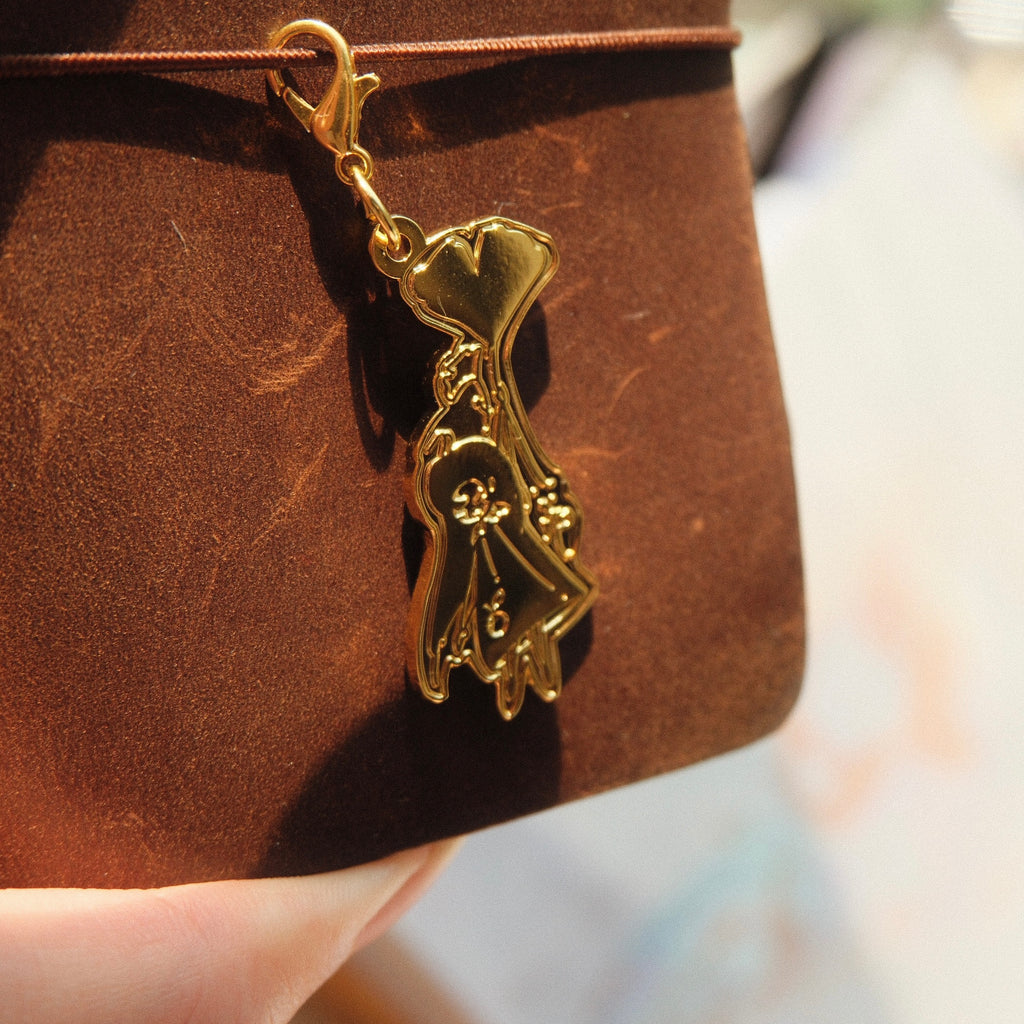 Brass Charm - Floating