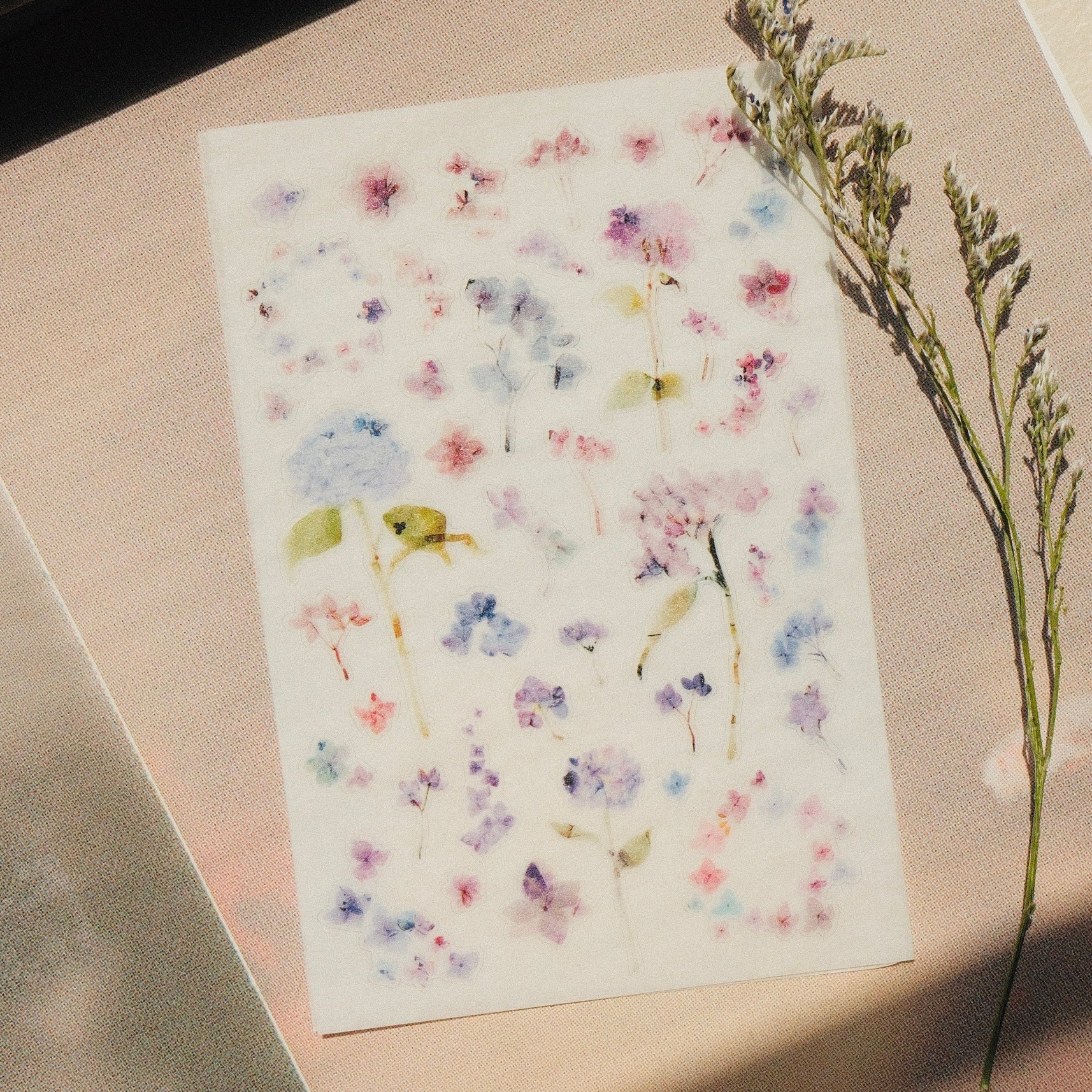 Sticker Sheet - Hydrangea - 2 Sheets