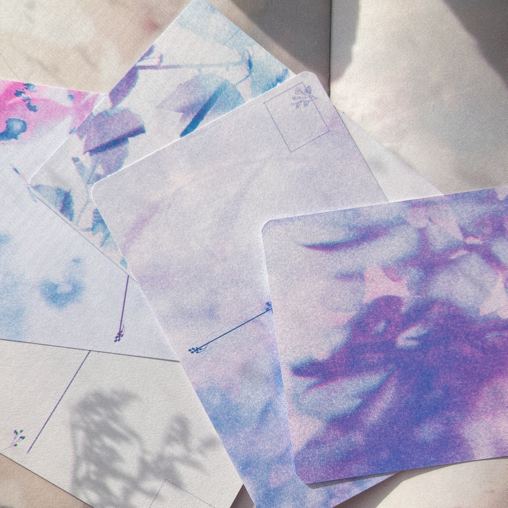 Risograph Postcards - Biophilic
