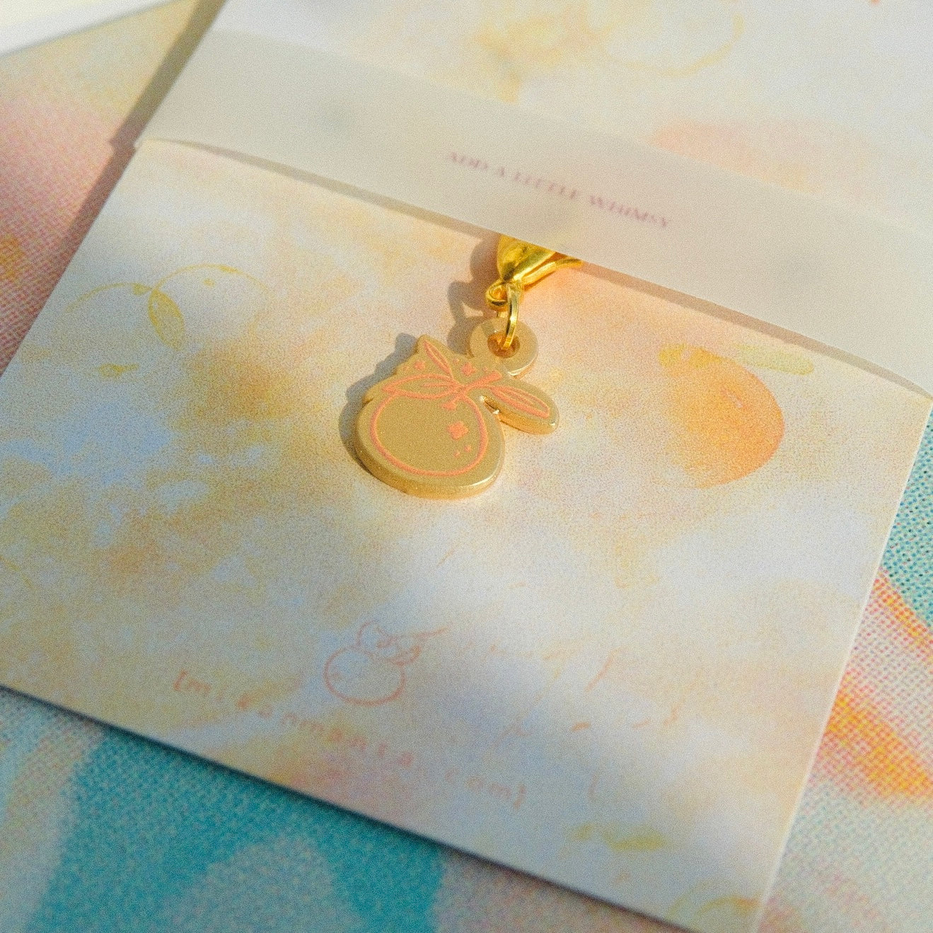 Painted Brass Charms