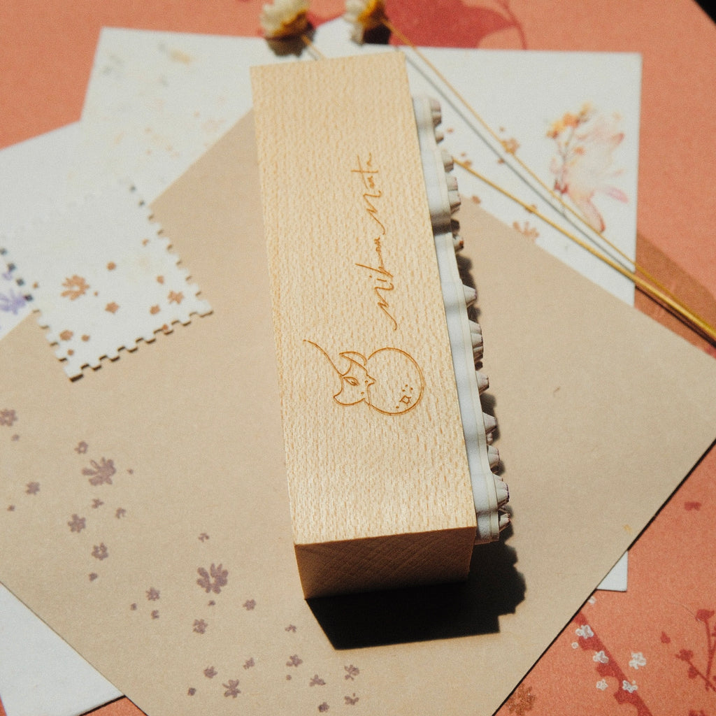 Wooden Stamp - Flower Dust