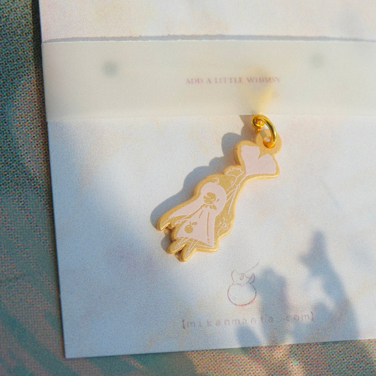 Painted Brass Charms