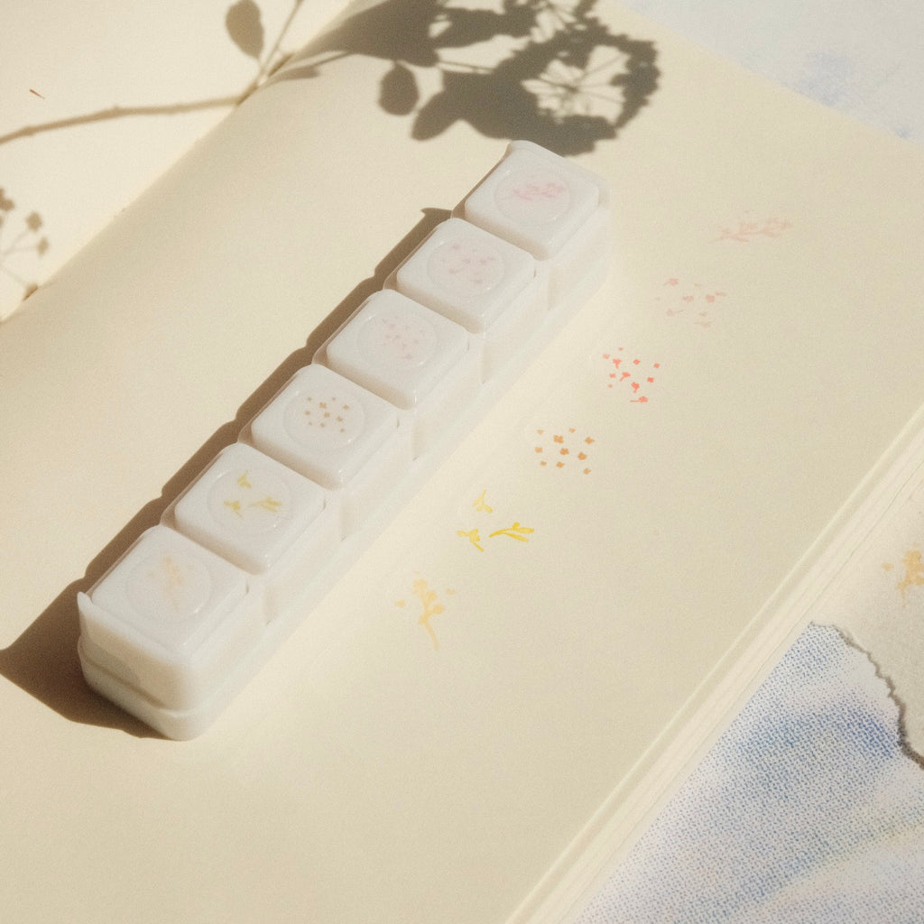6 in 1 stamp - flowers