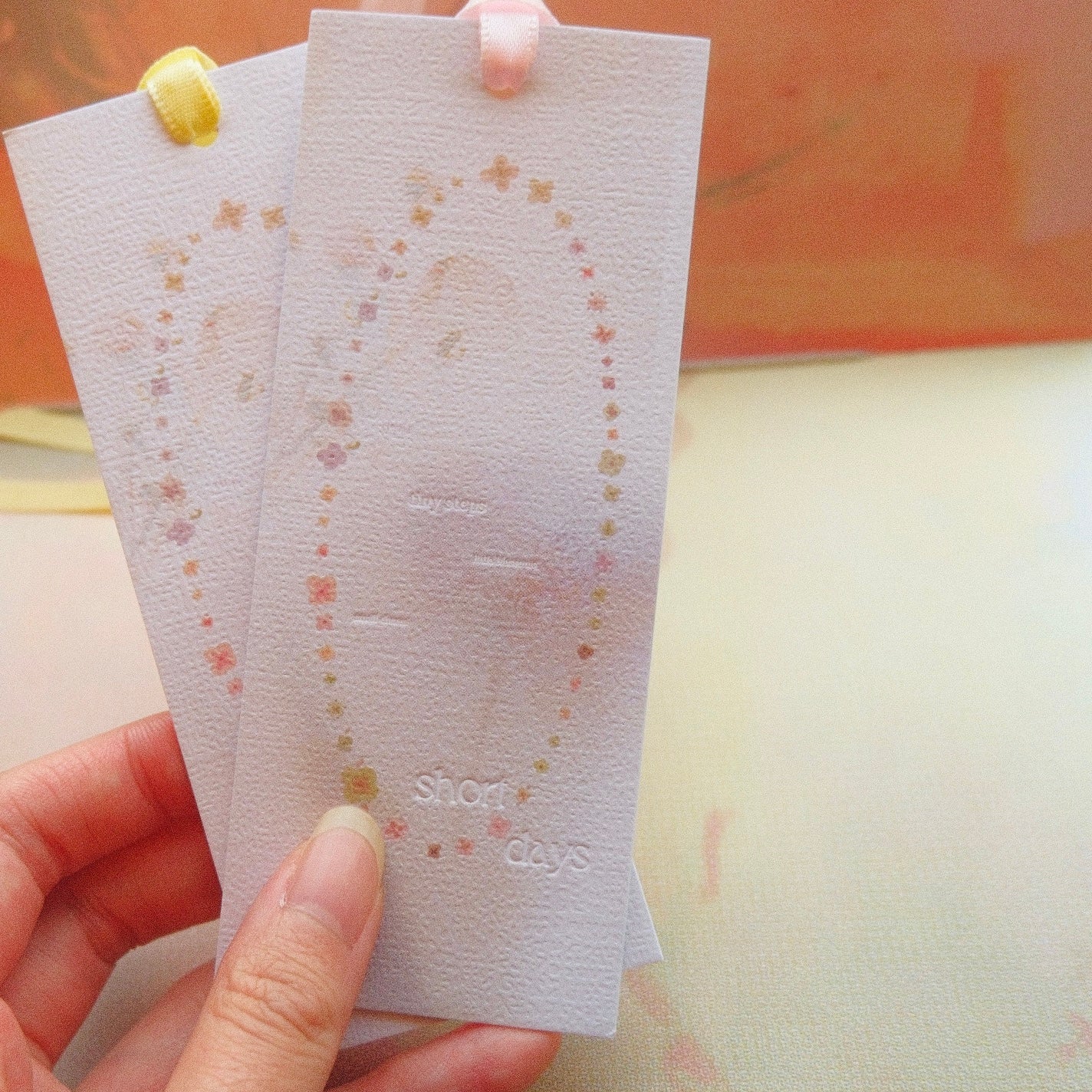 Letterpress Bookmark
