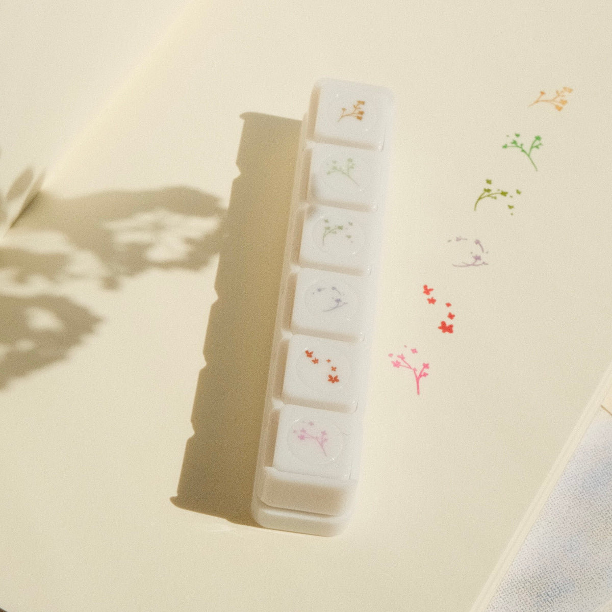 6 in 1 stamp - flowers