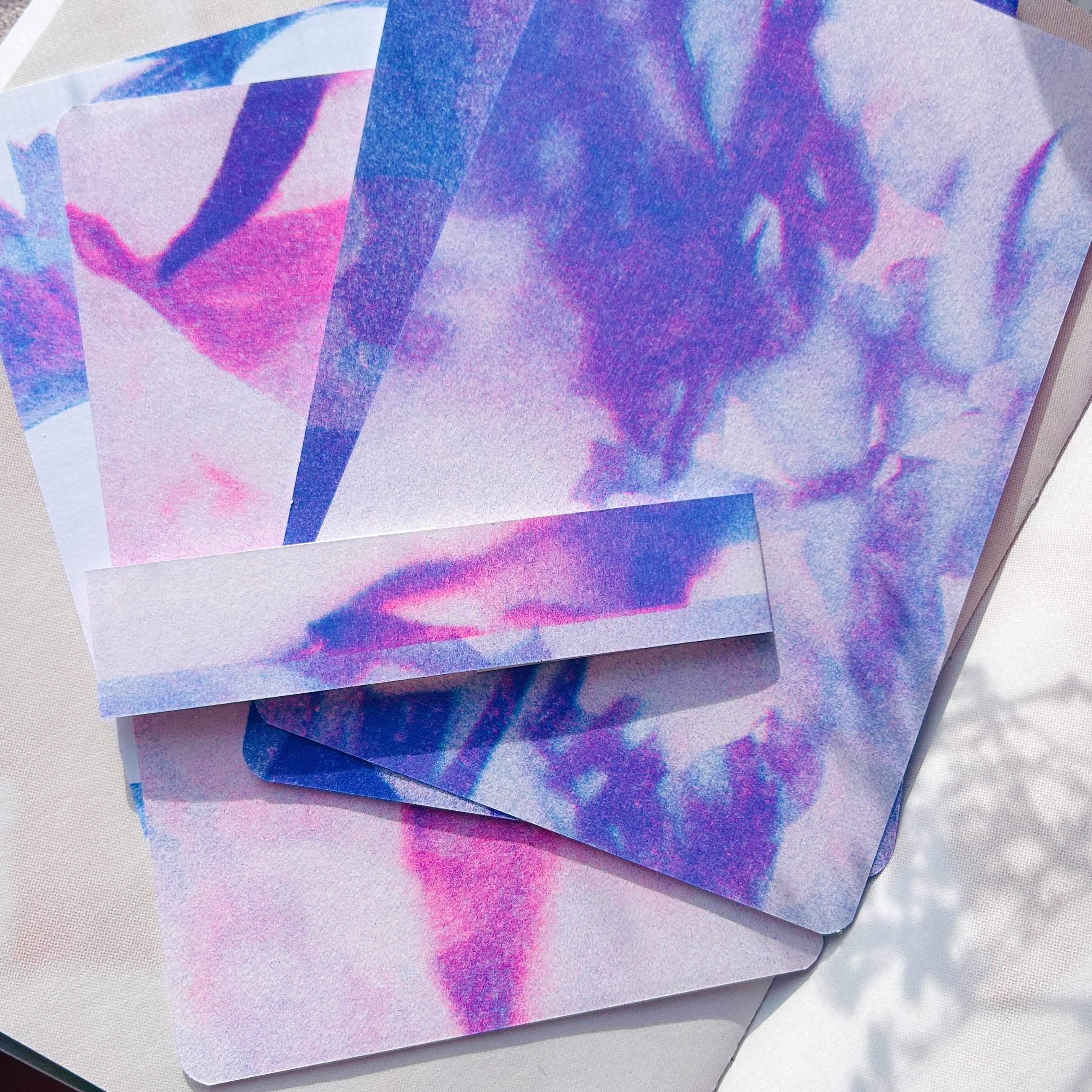 Risograph Postcards - Biophilic