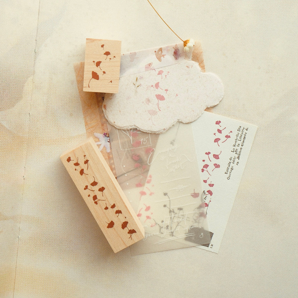 Wooden Stamp - Ginkgo