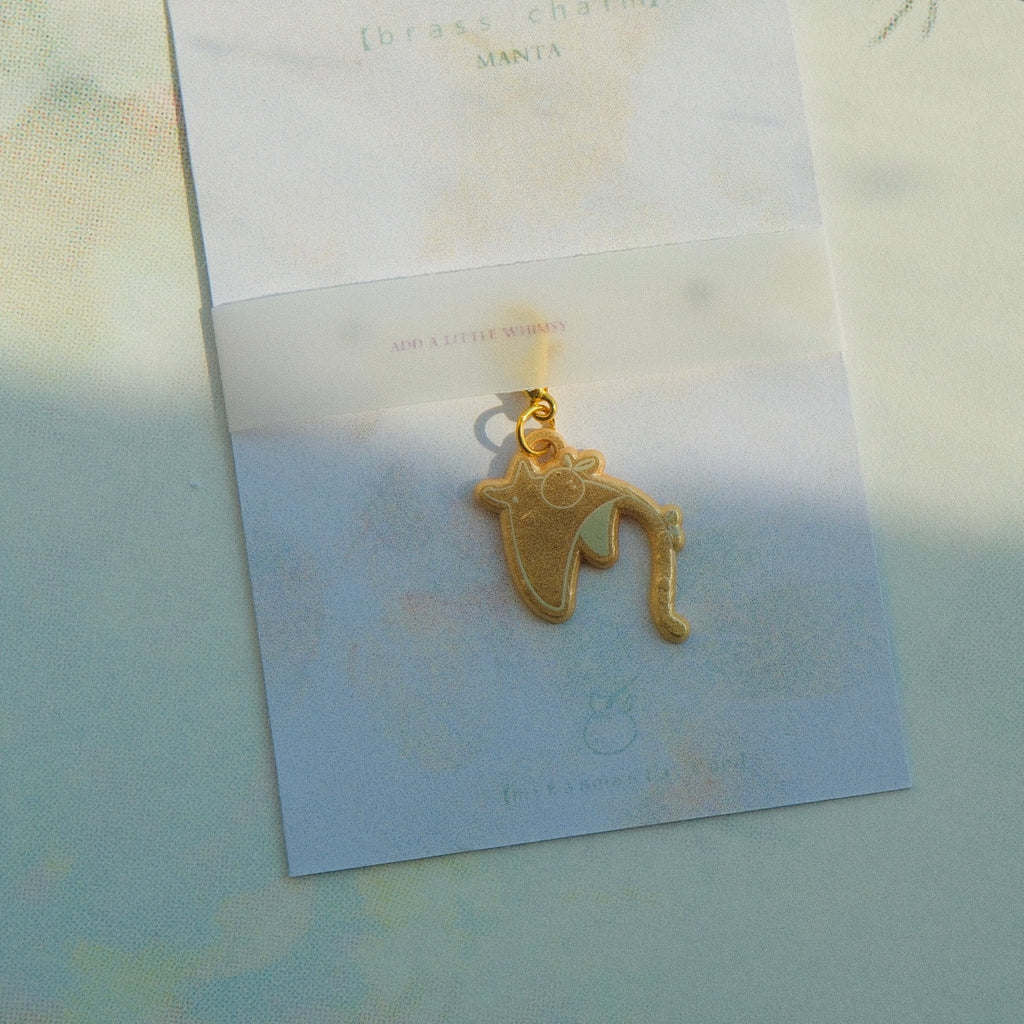 Painted Brass Charms