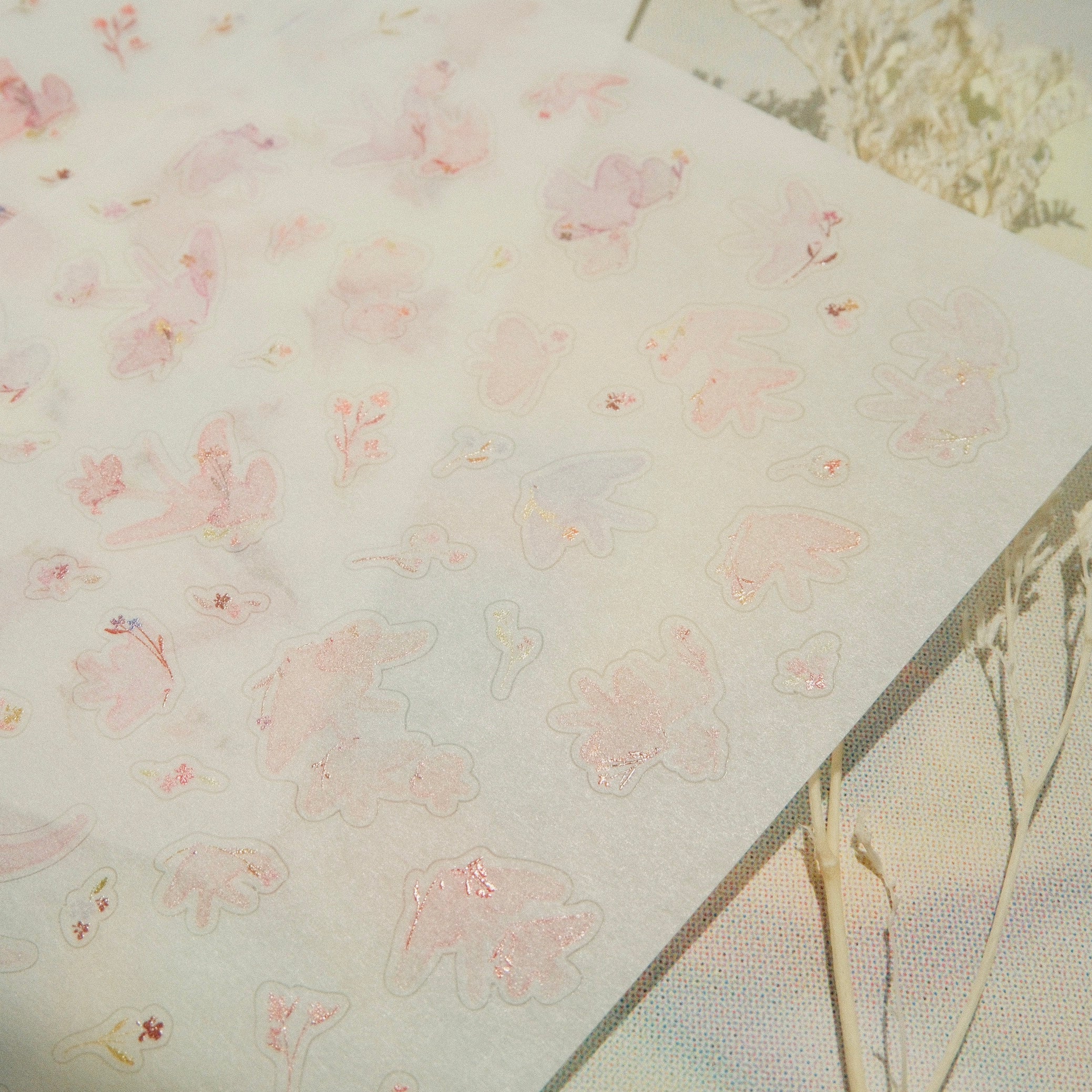 Pink Birds Sticker Sheet - 2 Sheets