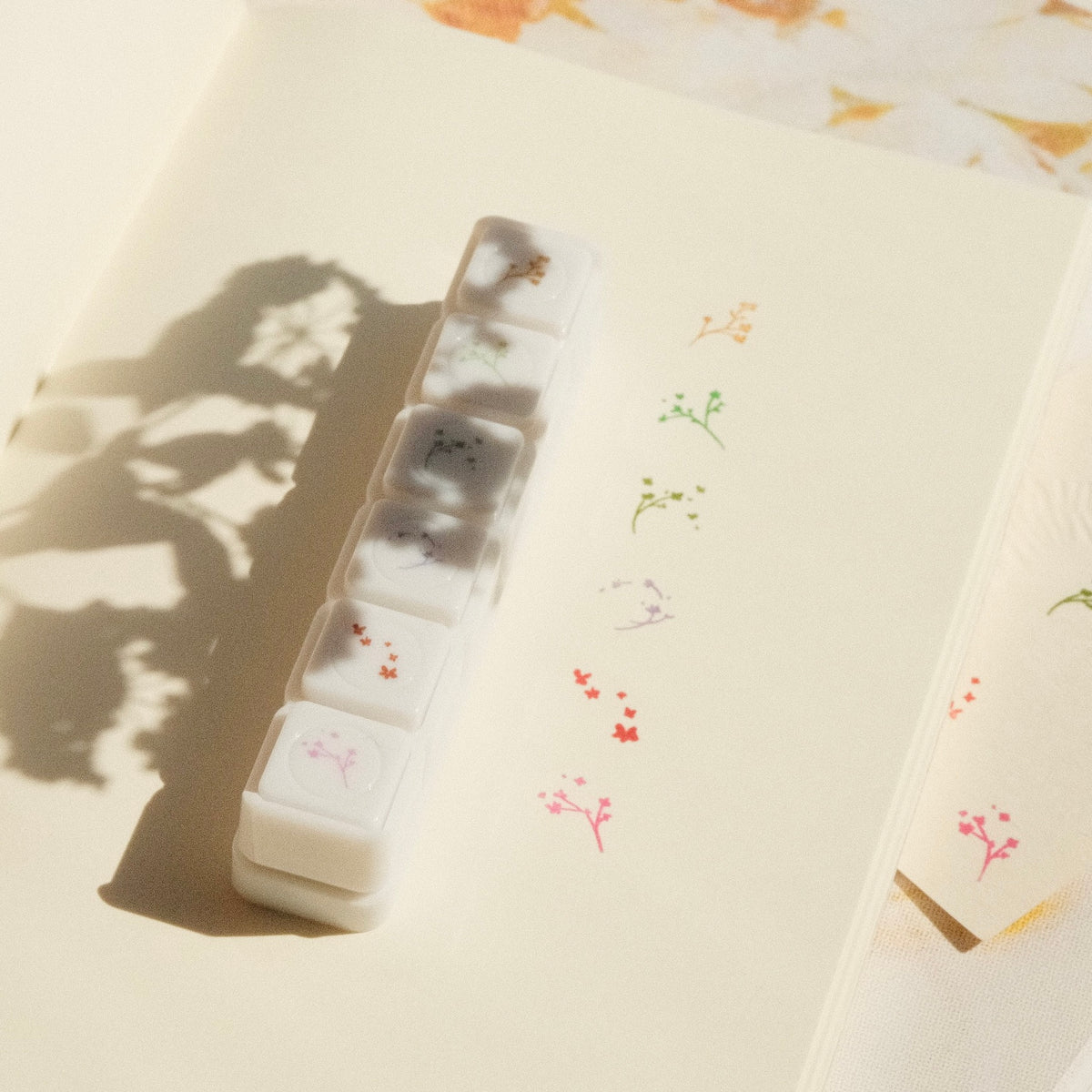 6 in 1 stamp - flowers