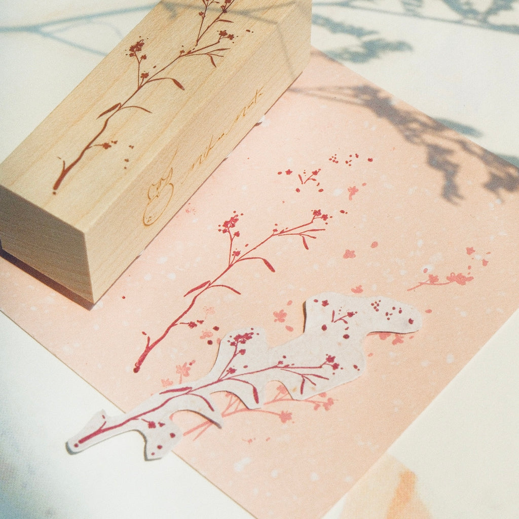 Wooden Stamp - Flourish