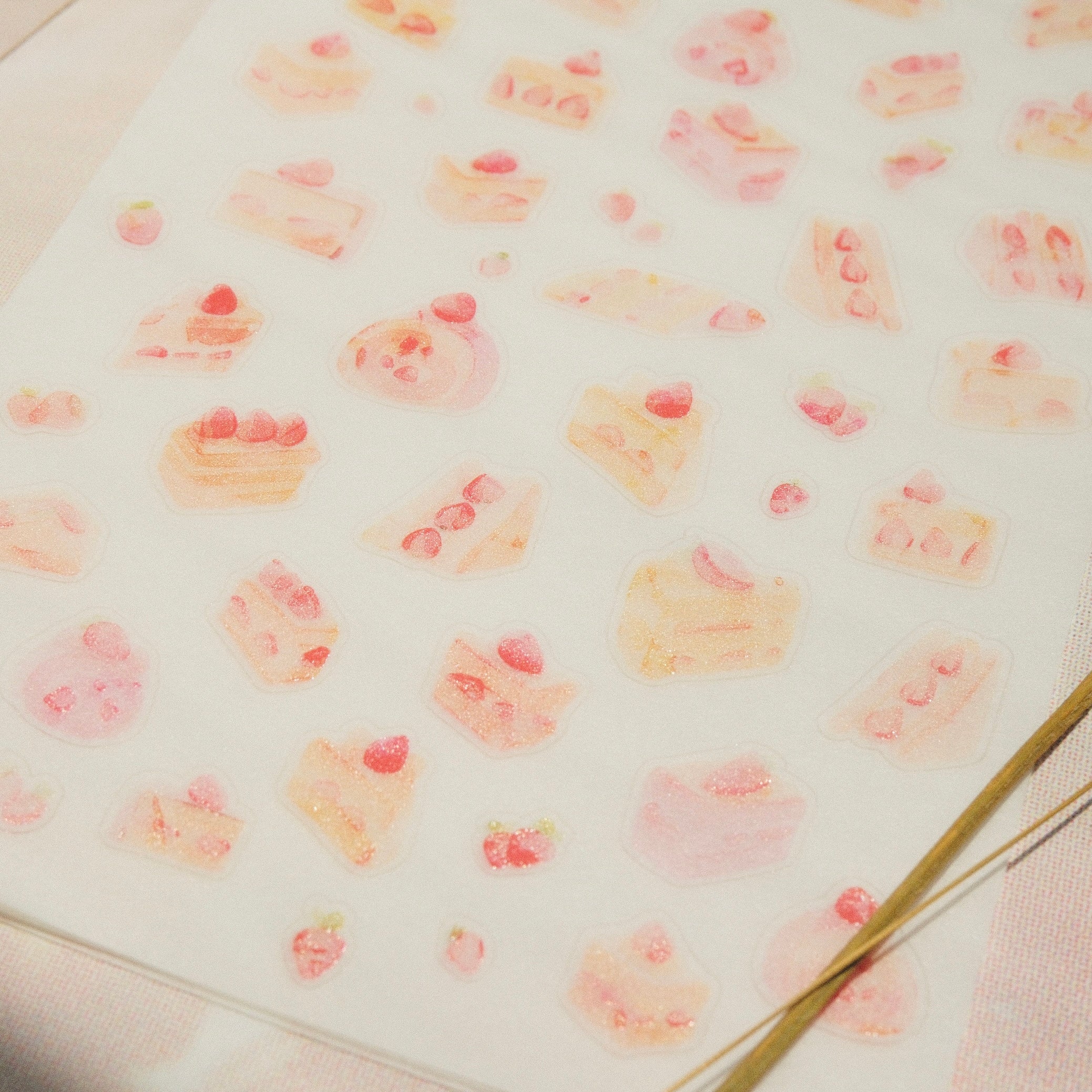 Cakes Sticker Sheet - 2 Sheets