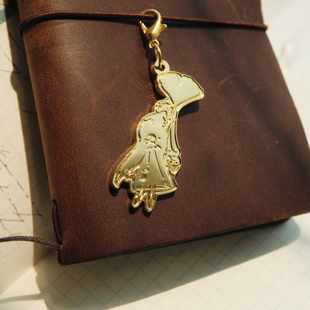 Brass Charm - Floating