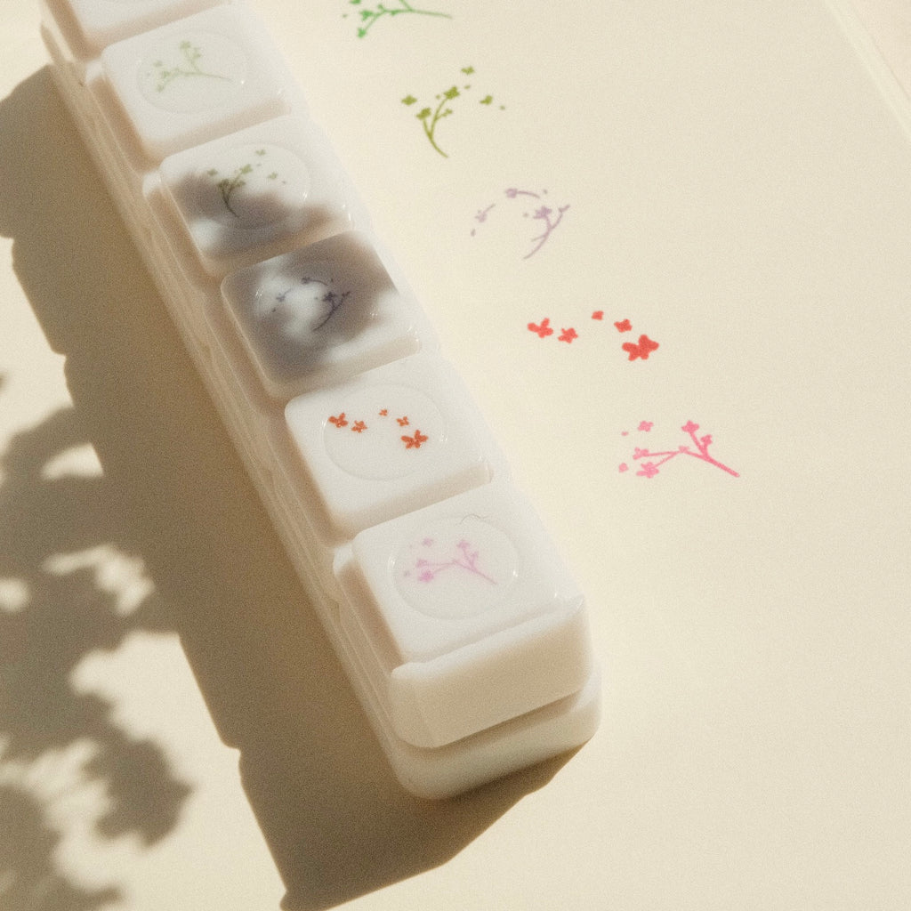 6 in 1 stamp - flowers