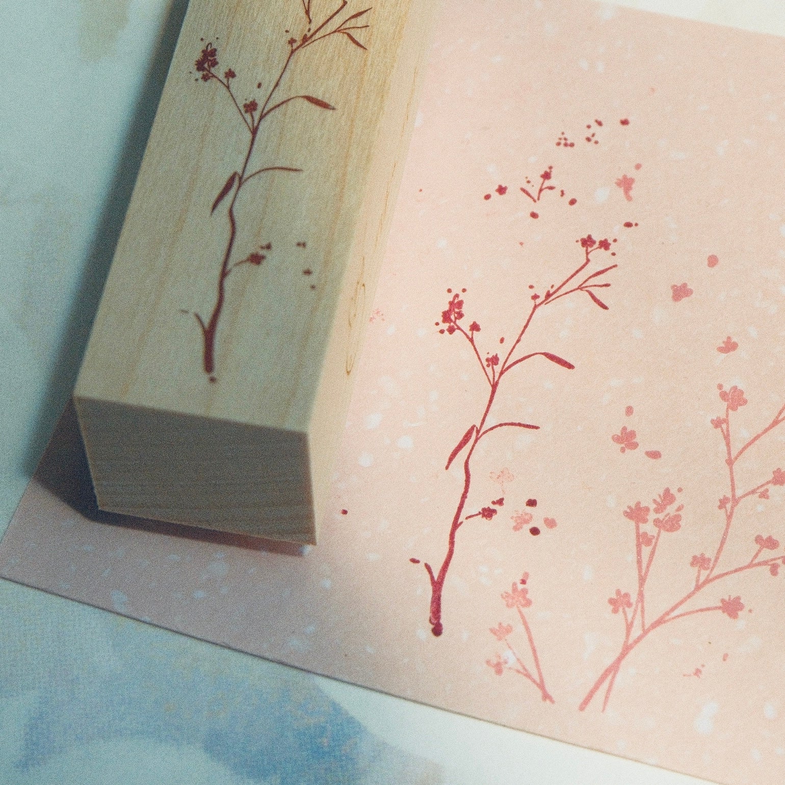Wooden Stamp - Flourish