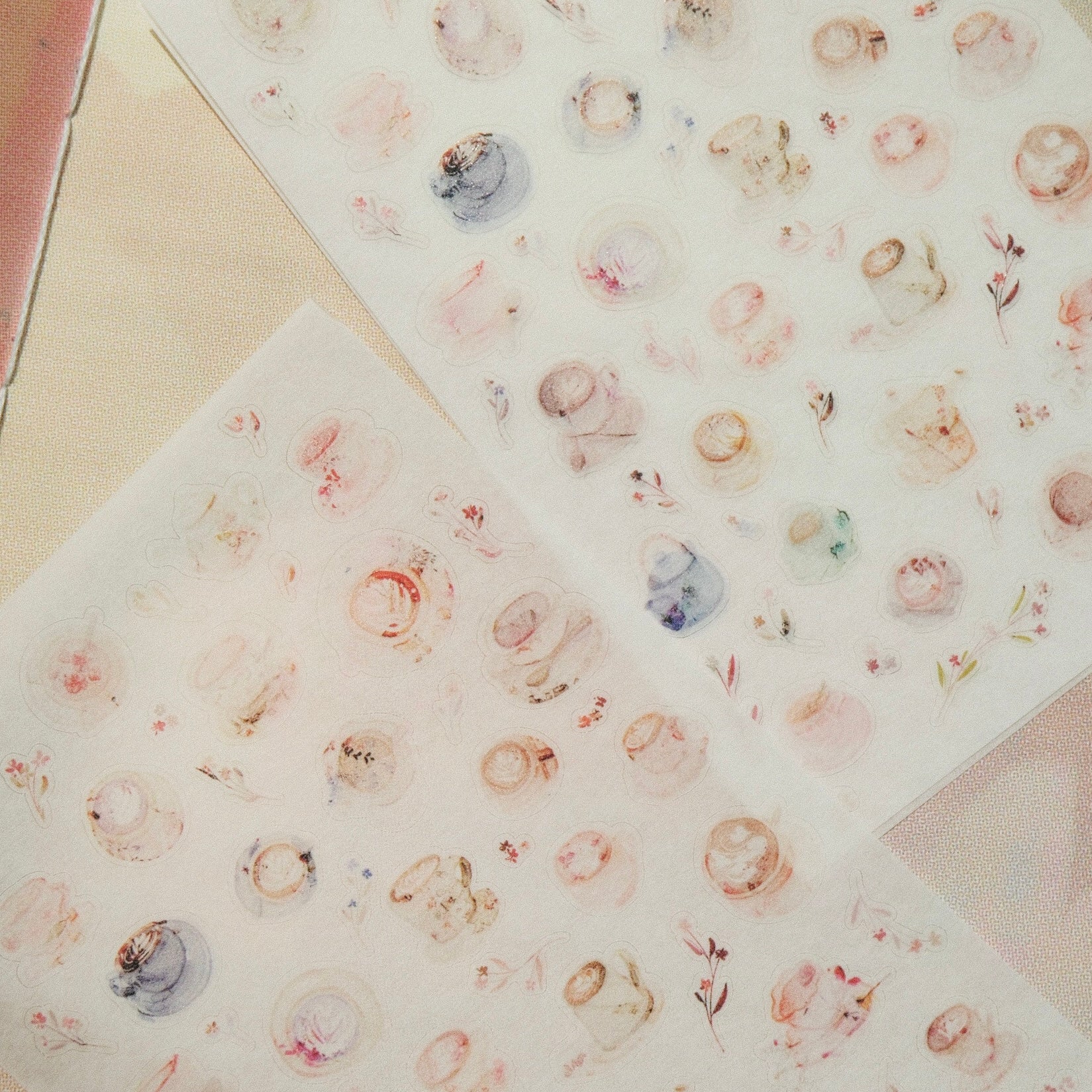 Cup of Joy Sticker Sheet - 2 sheets