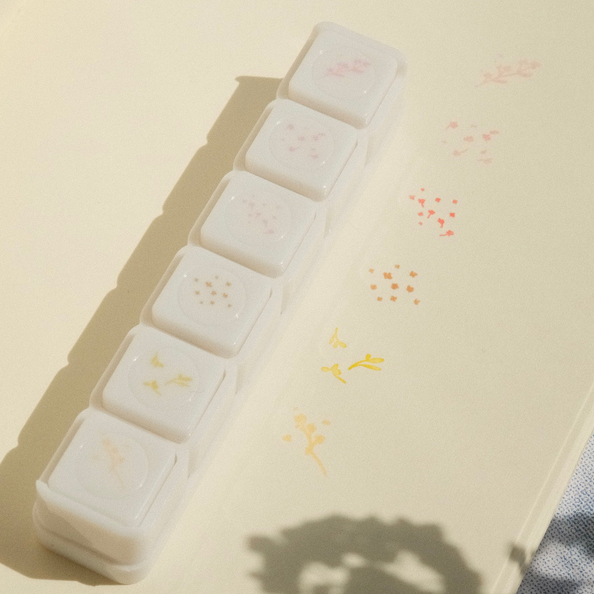 6 in 1 stamp - flowers