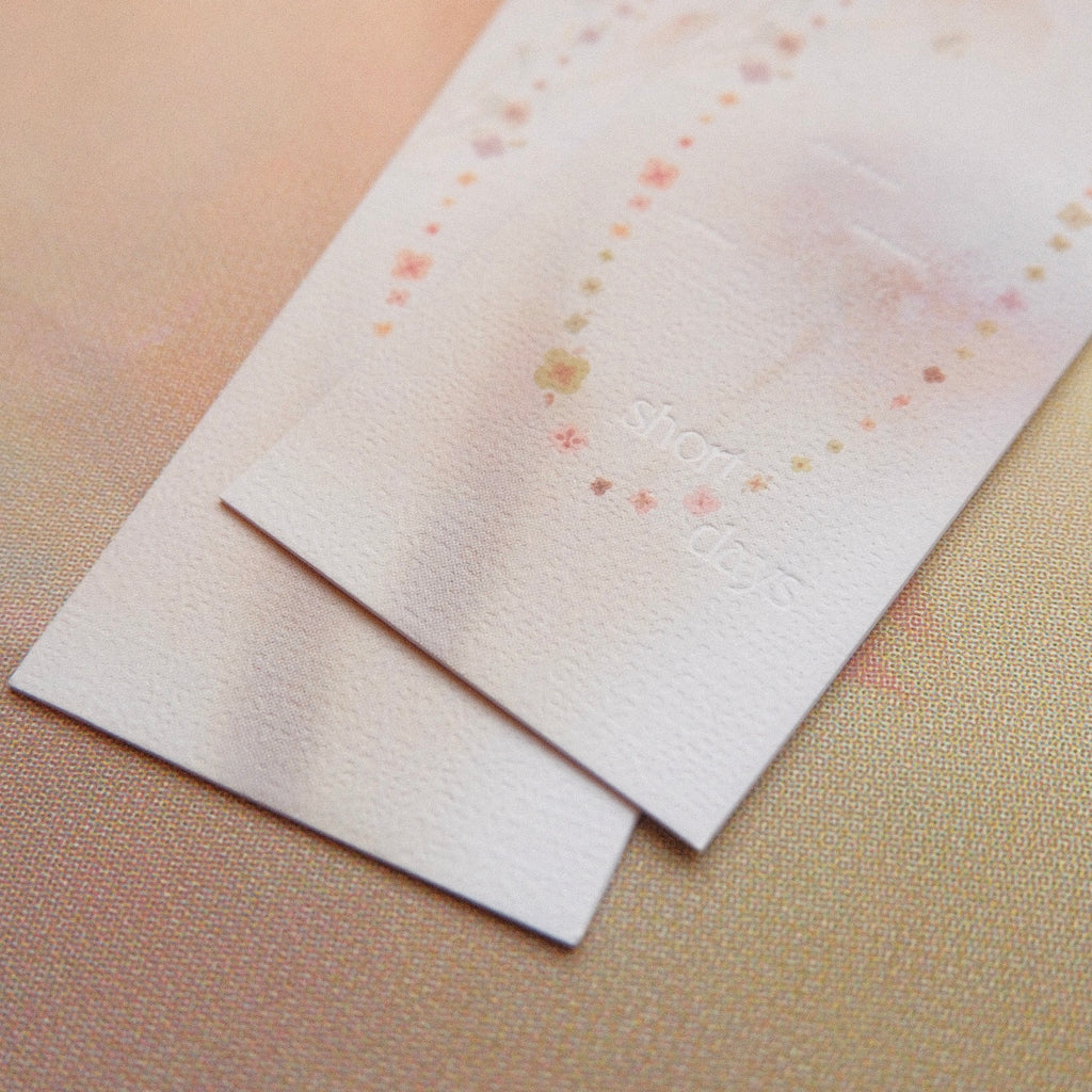 Letterpress Bookmark