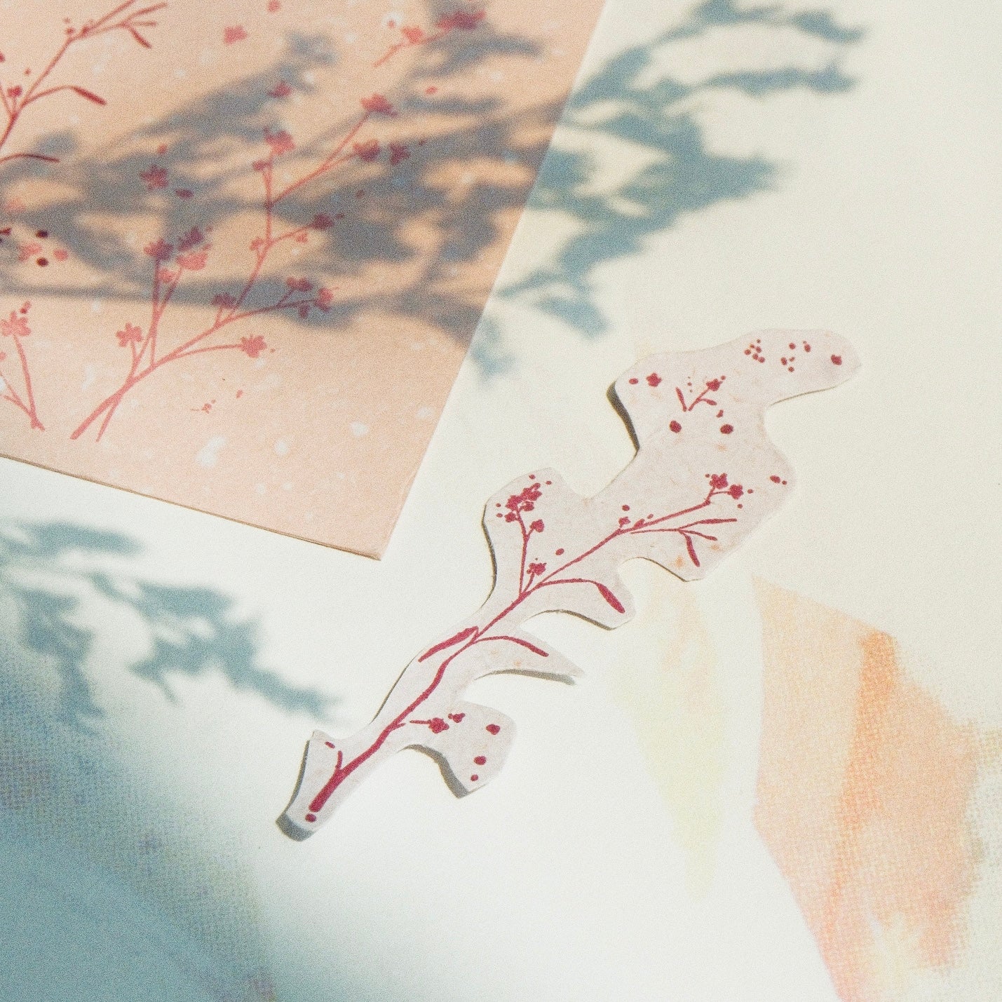 Wooden Stamp - Flourish