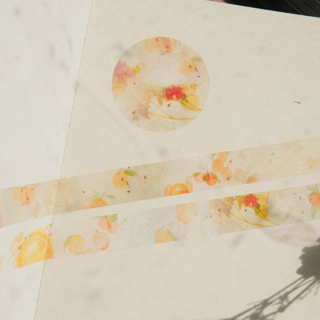 Washi Tape - Orange Tree