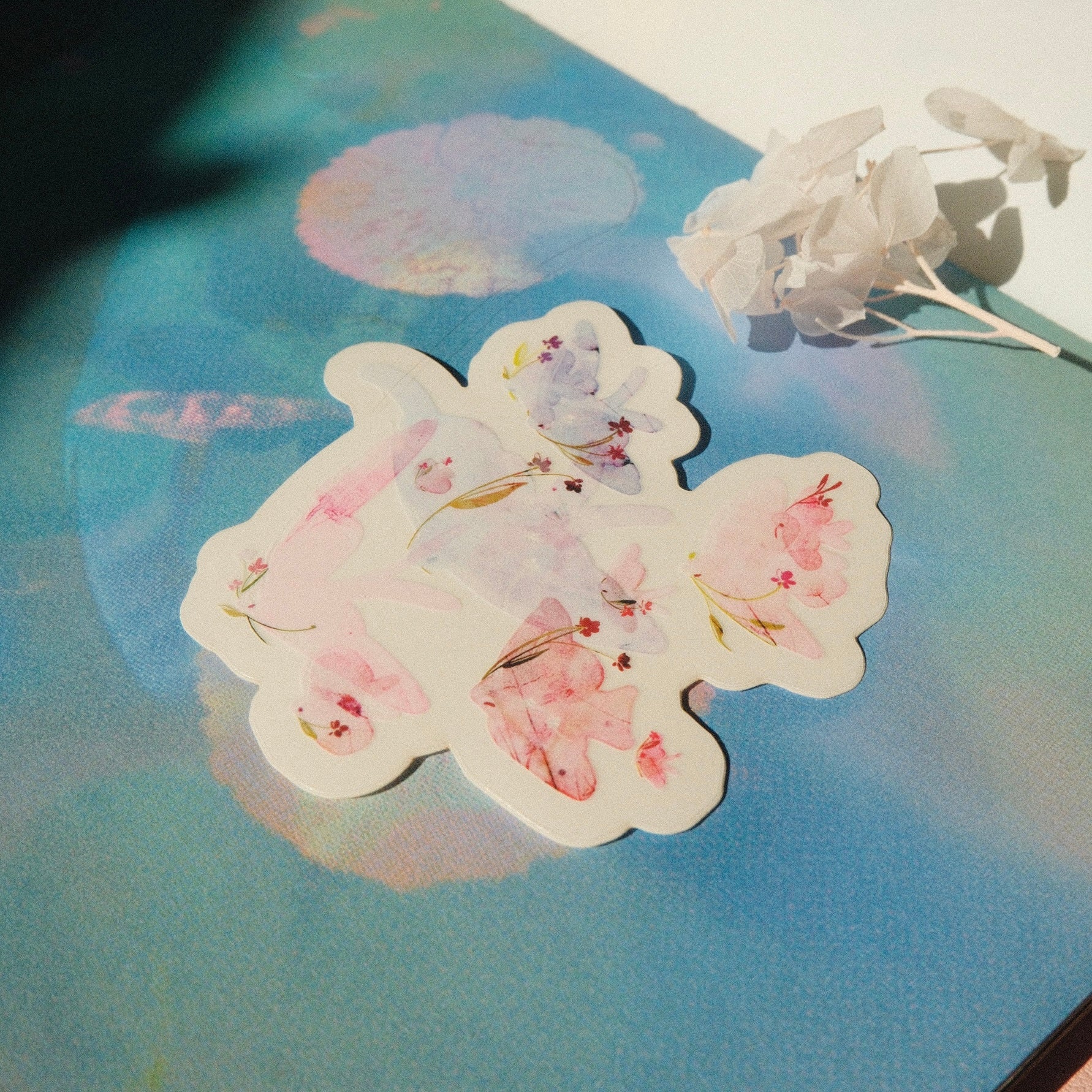 Transparent Sticker - Birdies Flying