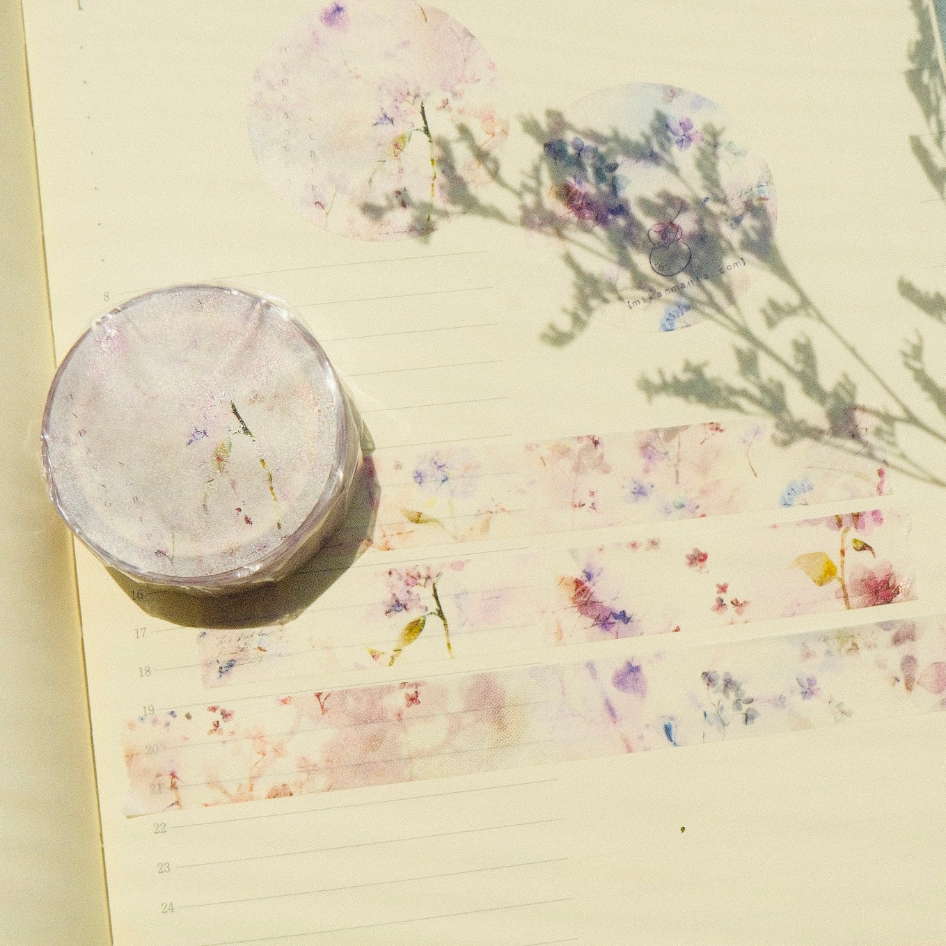 Washi Tape - Hydrangea Script