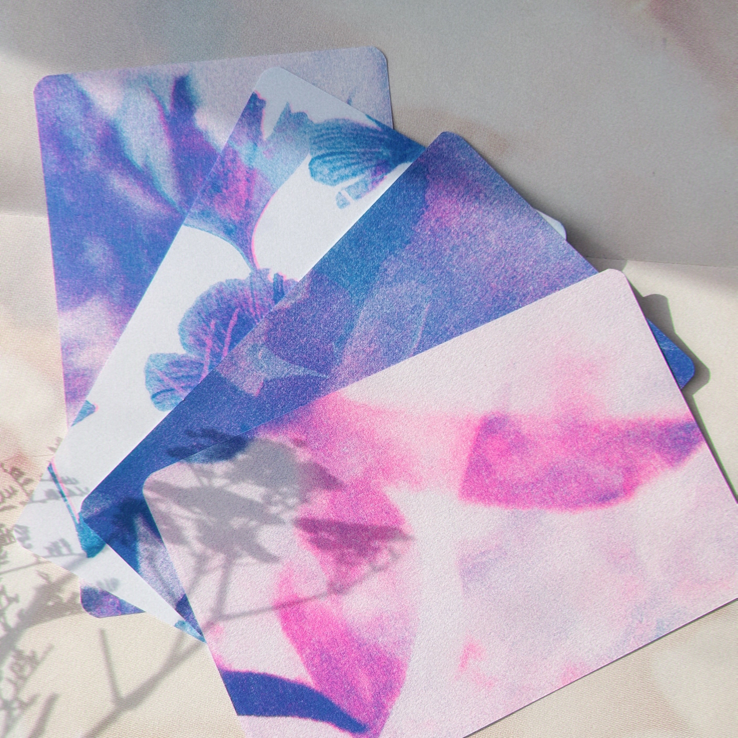 Risograph Postcards - Biophilic