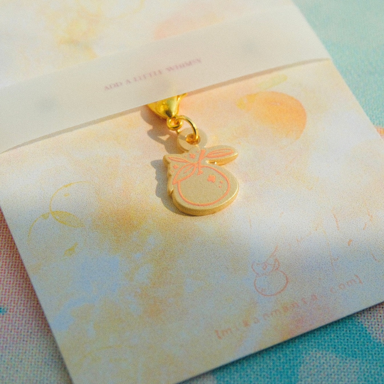 Painted Brass Charms
