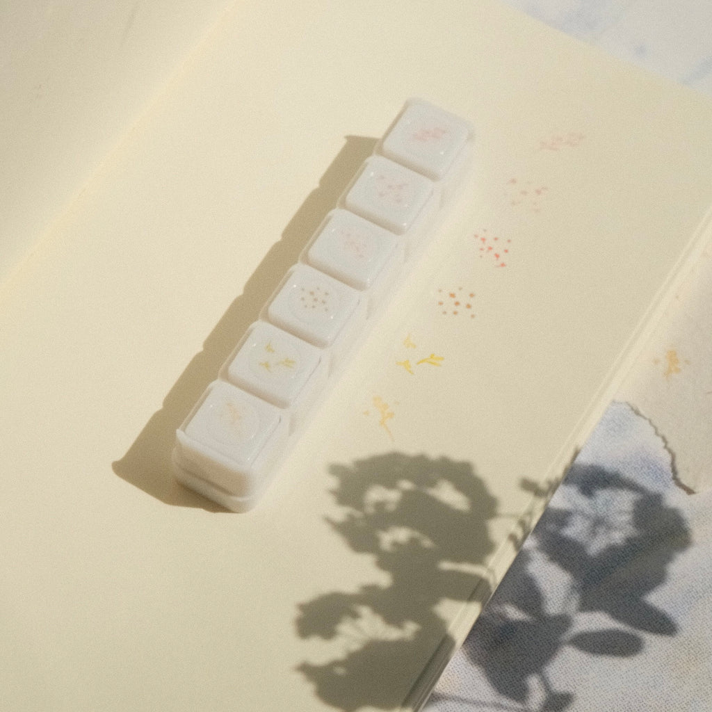 6 in 1 stamp - flowers