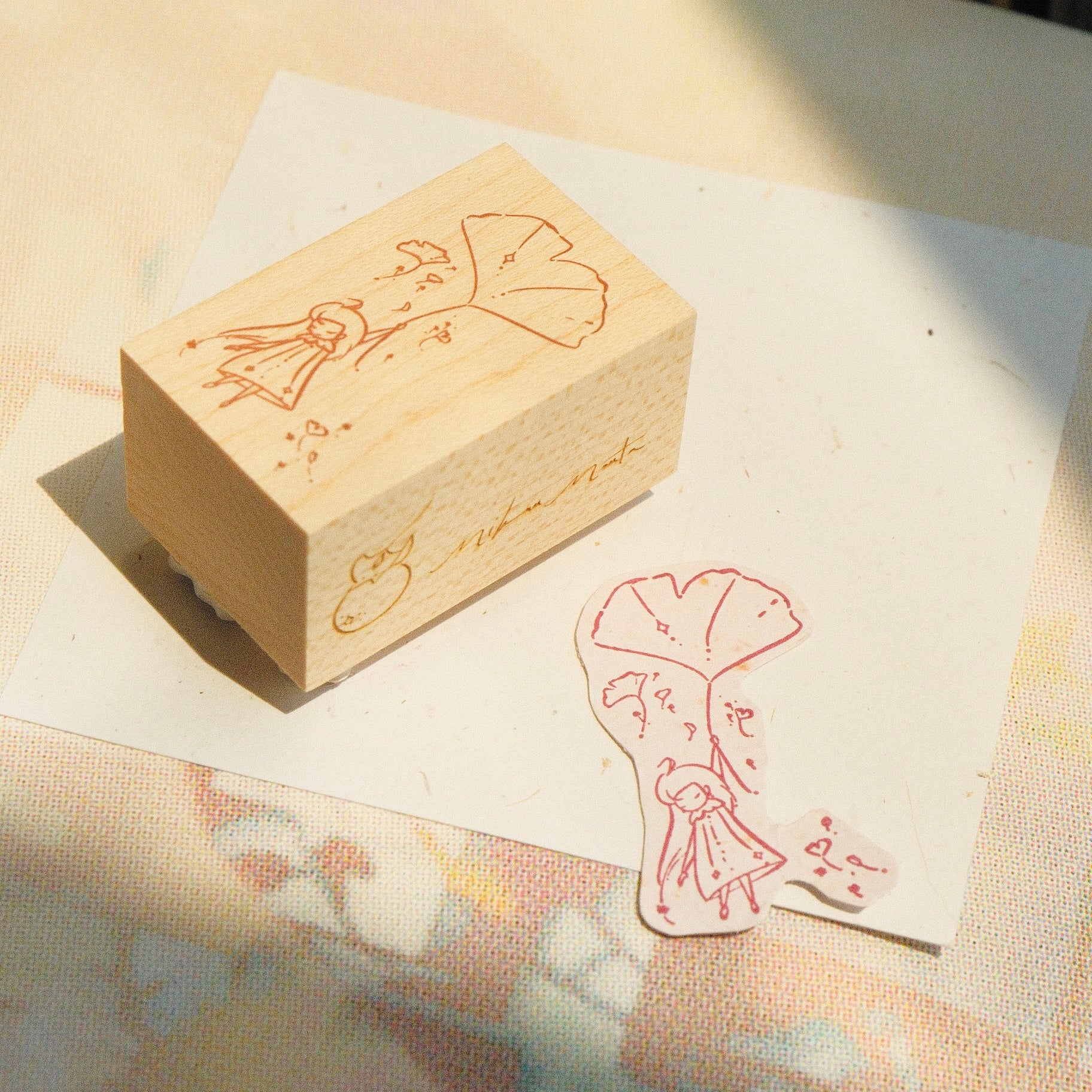 Wooden Stamp - Floating